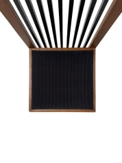 Four Art Deco Modernist High Back Dining Chairs by Architect Caspers, 1920s